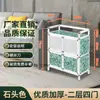 Armario libre de óxido, gabinete de cocina, aparador, gabinete fácil de armar, gabinete de almacenamiento para vivienda de alquiler, gabinete para vajilla, gabinete de almacenamiento