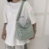 Bolsa Transversal Feminina Estilo Ins Japonês Versátil Bolsa de Ombro Fashion para Estudantes Universitárias Bolsa Tote para Lazer ao Ar Livre Viagem