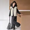 Conjunto de chaleco popular y moderno para niñas este año estilo 2026 chic para otoño e invierno para niños estudiantes de secundaria un conjunto completo de atuendo