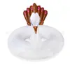 Anillo Flotador Inflable de Pavo Real de PVC Entretenimiento y Juego Salvavidas Animal Inflable Ven a la Imagen