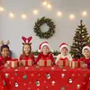 Mantel navideño transfronterizo, diseño de Papá Noel y copo de nieve, mantel de fiesta, impermeable y resistente al aceite de PEVA, decoración festiva de mesa