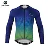 Ropa de Ciclismo de Otoño Xingheng Jersey y Pantalones de Ciclismo para Hombre Nuevos con Estampado y Absorción de Humedad Camiseta Larga de Ciclismo