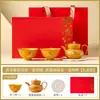 Juego de Té Tetera de Arcilla Púrpura Dorada y Dos Tazas, Cafetera de Lujo de Gama Alta para Preparar Té Caja de Regalo, Souvenir Práctico y Exquisito