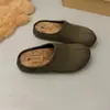 Zapatos de mujer tipo Birkenstock con suela gruesa, nueva colección otoño/invierno 2026, diseño sin cordones, media zapatilla con puntera postiza, mules para exteriores, zapatilla individual Birkenstock
