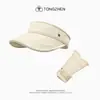 Sombrero de Sol para Mujer Estilo Coreano, Sombrero de Sol Casual Deportivo de Verano, Versión Coreana Adelgazante de Rostro, Sombrero Plegable