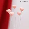 Decoración de pastel para el Día de San Valentín Qixi 2026, pareja, teléfono, cachorrito, gatito, adornos, tarjeta de confesión de amor, inserto
