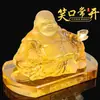 Nuevo Adorno Decorativo para el Interior del Coche Buda Maitreya Vehículo Buda Sonriente Panzón Centro de Consola de Seguridad
