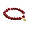 Pulsera de Cinabrio Guan Yu Arena de Oro Púrpura Colgante de la Fortuna Pulsera Joyería Fábrica Venta al por Mayor Comercio Electrónico Transmisión en Vivo Dropshipping S2102806