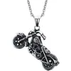 Collar Colgante de Motocicleta Retro Europeo y Americano Transfronterizo, Collar para Hombre Estilo Motocicleta Punk, Accesorios para Hombre Modernos Personalizados al por Mayor