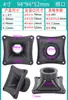 Altavoz de Trompeta para Tweeter de 3~18 Pulgadas Unidad de Driver Boca Plana Montaje con Tornillo Carcasa de Plástico Accesorios de Audio