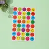 Adesivos de Desenho Animado para Crianças, Várias Expressões Fofas, Copos de Água, Adesivos Decorativos para Geladeira, Adesivos Coloridos de Coração Estrela de Cinco Pontas Letras