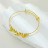 Pulseira de Contas Redondas Simples Versátil Ajustável Popular do Oriente Médio Transfronteiriça Joias de Noiva para Mulheres Europeias e Americanas Dubai