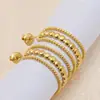 Pendientes Europeos y Americanos de Nueva Moda Sencillos de Acero Inoxidable Dorado de 18K Acero de Titanio Huecos Pendientes de Gama Alta para Otoño e Invierno para Mujeres