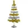 [clásico] árbol de Navidad de capas 90CM protección ambiental PVC hilo de polipropileno de color decoración de Navidad exportación al por mayor