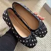 Zapatos Mary Jane Elegantes Versátiles Nuevos de Primavera/Verano 2026 con Moño para Mujer, Zapatos Planos de Ballet Estilo Dulce de Lunares