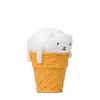 Resina Caricatura Helado Panda Micro-Paisaje Suculenta Decoración Estilo Fresco Accesorio de Muñeca de Escritorio Prop para Fotografía