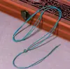 Venta al por mayor del fabricante Cordón de collar tejido hecho a mano ajustable Estilo delgado Cordón para colgar colgante Cordón para colgar en el cuello Opcional multicolor Cordón para colgante