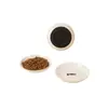 Venta Directa de Fábrica Especial Redondo Cerámico con Fondo Plano de Silicona para Mascotas, Base Antideslizante, Plato para Snacks, Multiusos