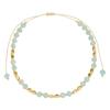 Pulseira Olho de Vidro Popular de Venda Quente Transfronteiriça Pulseira de Corda Vermelha Tendência da Moda Masculina e Feminina Pulseira de Contas Douradas para Casal Amizade