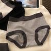 Roupa íntima feminina tipo algodão Respirável e confortável 10A Algodão antibacteriano Roupa íntima feminina Calcinhas de cintura média Venda por atacado