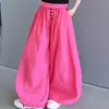 Conjunto de Roupa para Performance de Dança Jazz e Street Dance Infantil 2026 Verão Novo Estilo para Crianças Mais Velhas Colete Color-Block Calça de Perna Larga Conjunto de Calças de Secagem Rápida