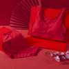 Traje de ropa interior roja grande para niña del año nuevo 12-13 años 13 sujetador infantil período de desarrollo camiseta de algodón para niña