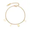 Versão Coreana de Nova Moda Estilo Transfronteiriço Ins Pulseira com Letras Simples e Elegante Pulseira de Aço Inoxidável Versátil Joia de Aço Titânio