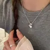 Collar de Perlas de Plata de Ley S925 para Mujer, No se Desvanece, Cadena de Clavícula de Gama Alta de Nicho, Lujo Accesible, Colgante Versátil, Nuevo Producto de Verano