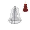 Una variedad de moldes de silicona para velas de Halloween, moldes de resina con pegamento para gotas de resina, moldes para velas con pegamento para gotas de calavera y calabaza fantasma.
