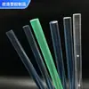 Tubo Colorfuled de PC Procesamiento Acrílico Barra Sólida Barra Cilíndrica de Plexiglás de PC Negro Transparente Blanco Leche Barra Ligera