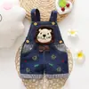 Ropa pequeña al por mayor para niños y niñas ropa de bebé para niños overoles jeans mameluco de verano para bebés pantalones cortos