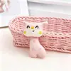 Accesorios de Tela Hechos a Mano con Dibujos Colgante Ins Coreano Color Café Animal Oso Conejo Lindos Accesorios para el Cabello de Niños