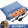 Almohada Cervical para Dormir, Almohada de Mugwort Inflable con Compresa Caliente para Protección del Cuello, Almohada de Trigo Sarraceno Calentada Integrada Específica para Dormir para Uso en Casa