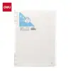Cuaderno Deli Hb5403 Ligero con Anillas Desmontables de 3 Agujeros, Fácil de Pasar las Páginas Sin Irritar la Mano, Serie de Colores, Cuaderno de Espiral Desmontable