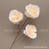 Rosa Austin de Três Cabeças Rosa Búlgara Arranjo de Flores para Casamento Adereços para Fotografia Arranjo de Flores Rosa Decorativa