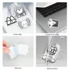 Colección Pegatinas Ins de Alto Valor Blanco y Negro Materiales para Diario DIY Funda de Teléfono Maleta Pegatinas Decorativas Mayoreo