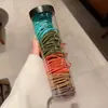 Banda de Goma Básica Banda de Goma Macaron Cuerda Elástica Alta para el Cabello Accesorios para el Cabello Banda para el Cabello con Hilo Sin Costuras Cuerda para la Cabeza Joyería al por Mayor