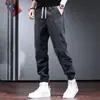 Calça de Moletom de Veludo Cotelê Masculina em Destaque, Calça Casual para Primavera e Outono, Calça Jogger de Modelagem Solta, Calça Longa Versátil para Homens