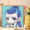 Nuevo Nezha Niño Demonio Nao Hai diy Pintura al Óleo Digital Rellenado a Mano Pintado a Mano Color al Óleo Pintura Decorativa Dibujos Animados Lindo