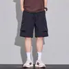 Novos shorts de trabalho masculinos de seda gelada da moda para o verão