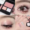 La Paleta de Sombras de Ojos de Cristal Shimmer Menta Dulce es Delicada, Sedosa y Suave, Fresca, Natural y Versátil para Sombras de Ojos de Ropa de Trabajo Diaria