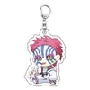 Llavero Colgante de Tarjeta Transparente Acrílica de Demon Slayer con Ojos Brillantes, Regalos al por Mayor para Convenciones de Cómics, Regalos Creativos de Año Nuevo