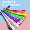 Cordones Elásticos Sin Nudo para Tenis, Cordones de Silicona Elástica para Hombres y Mujeres, Gadget de Atado de Zapatos Colorido Sin Lavado