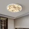 Lámpara de techo para dormitorio, estilo italiano, minimalista, de lujo, redonda, de estudio, moderna, minimalista, de espectro completo, con protección ocular.