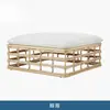 Juego de Sofá y Mesa de Centro Tejidos de Ratán para Exteriores Sala de Estar al Aire Libre Muebles de Patio de Villa Balcón Resistente al Agua Protección Solar Silla de Ratán de Ocio