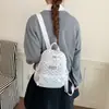 Mochilas de comercio exterior al por mayor, mini mochila de estilo japonés ins de alta apariencia, mochila de lunares estilo bosque de gran capacidad para estudiantes de secundaria