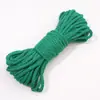 Corda de Poliéster-Algodão Monocromática 4mm Corda Trançada Artesanato DIY para Joias Pingente de Corda de Algodão Artesanato de Tecelagem Chaveiro 48 Cores