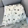 2026 Nuevo Set de Dos Piezas para Niñas Popular de Algodón Nube Dulce Pijama de Manga Larga y Pantalón Largo Ropa para el Hogar