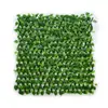 Muro de Cerca Artificial Transfronteiriço com Folhas Verdes, Cerca de Madeira, Flores Artificiais, Decoração de Jardim, Madeira Plástica, Cerca de Planta Verde em PVC