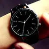 Reloj Estilo Coreano Xiaoya para Estudiantes Mujeres, Correa de Cuero, Reloj de Cuarzo Simple para Hombres, Reloj de Pareja 1251